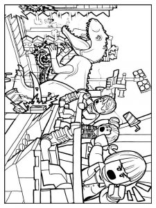 Lego Jurassic World coloring page 7 - Free printable
