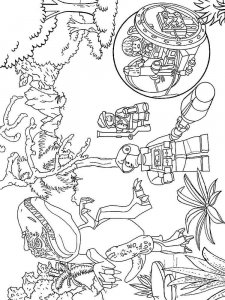 Lego Jurassic World coloring page 8 - Free printable