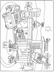 Lego Police coloring page 10 - Free printable