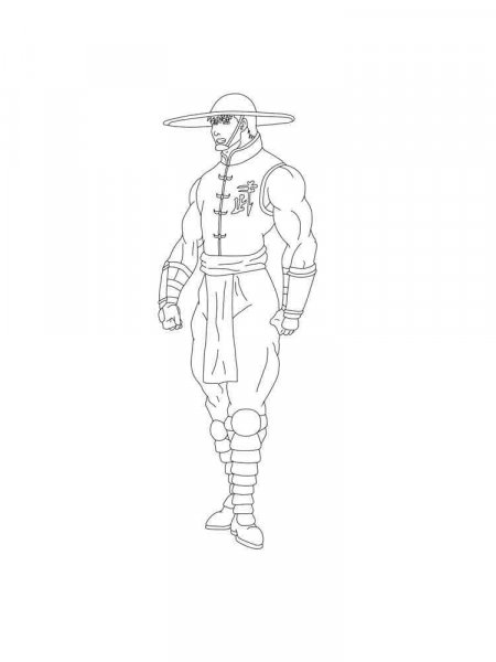 Mortal Kombat coloring pages