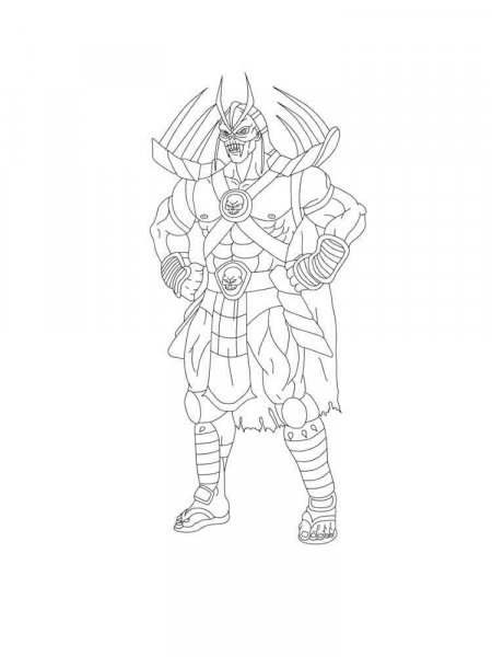 Mortal Kombat coloring pages