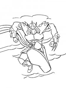 Angry Shredder coloring page
