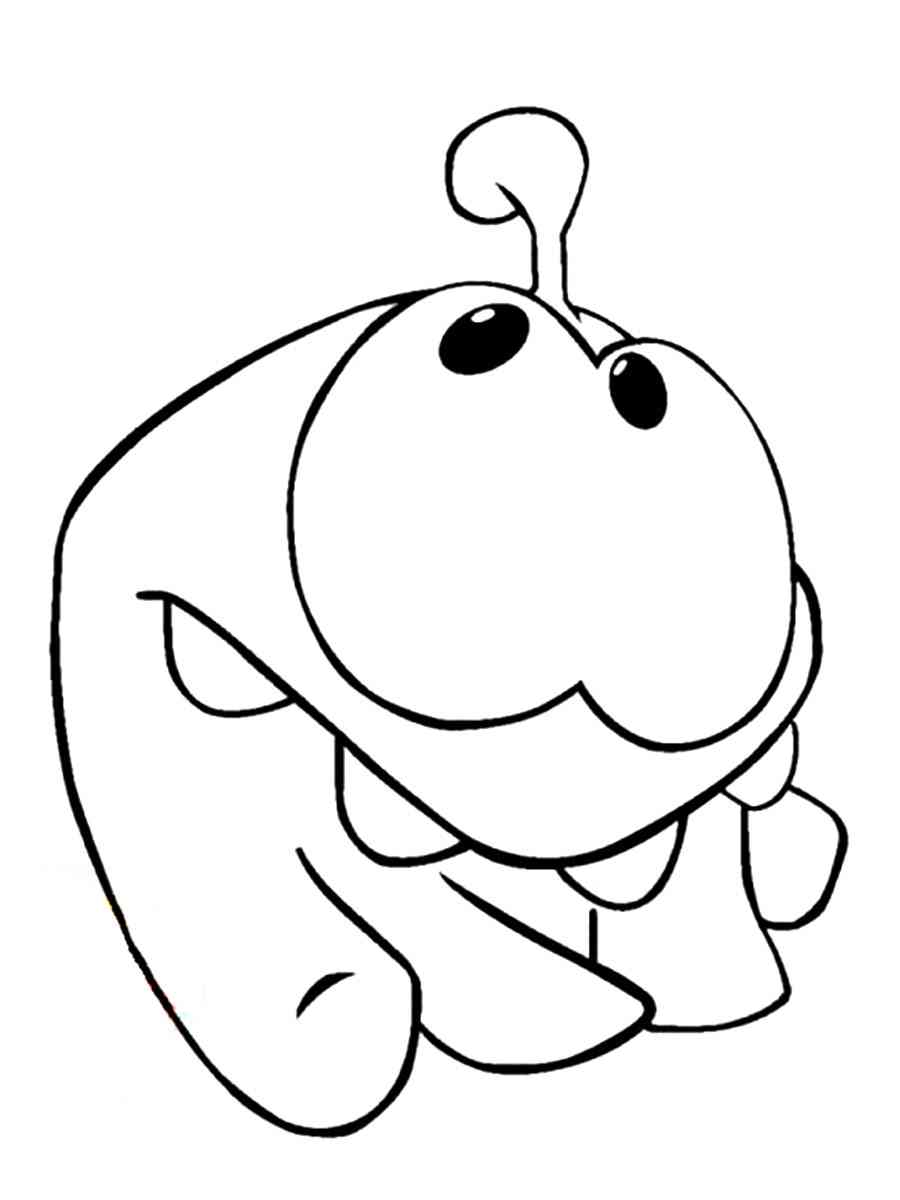 Om Nom coloring pages