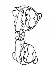 Om Nom coloring page 19 - Free printable