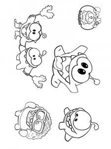 Om Nom coloring page 23 - Free printable