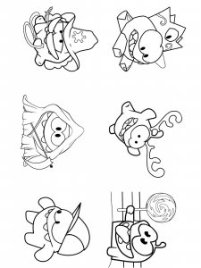 Om Nom coloring page 44 - Free printable
