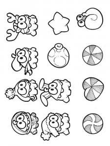 Om Nom coloring page 9 - Free printable