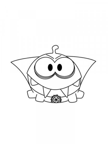 Om Nom coloring pages