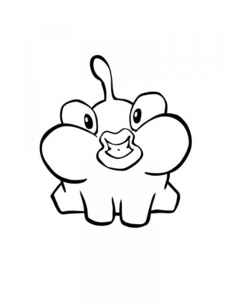 Om Nom coloring pages