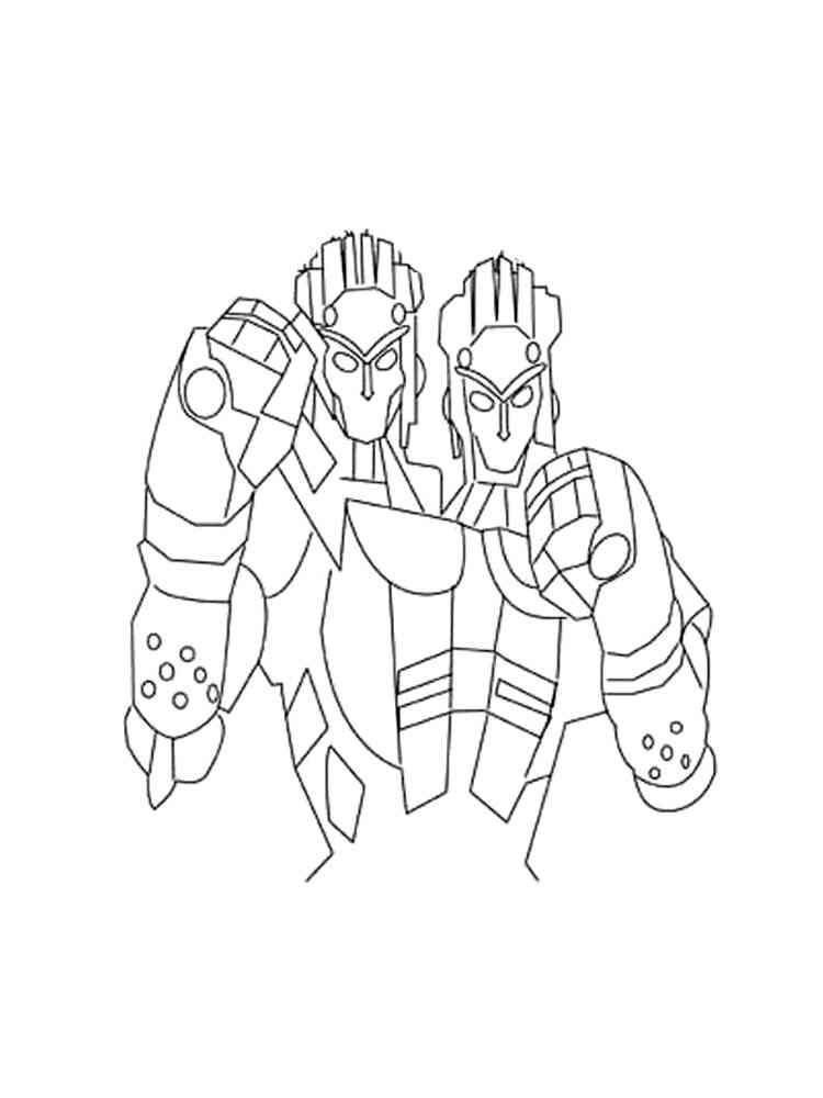 real steel zeus coloring pages