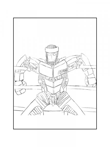 Real Steel coloring pages