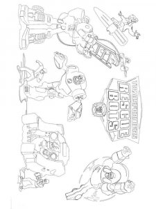 Rescue Bots coloring page 16 - Free printable