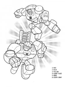Rescue Bots coloring page 19 - Free printable