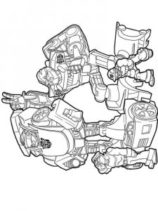 Rescue Bots coloring page 9 - Free printable