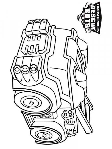 Rescue Bots coloring pages