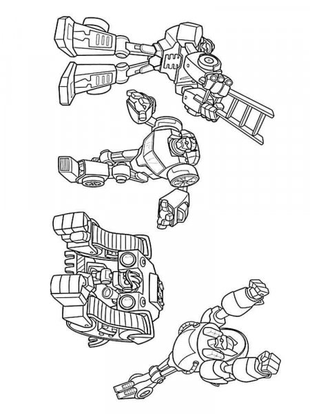 Rescue Bots coloring pages