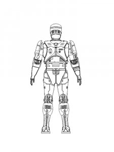 Robocop coloring page 6 - Free printable