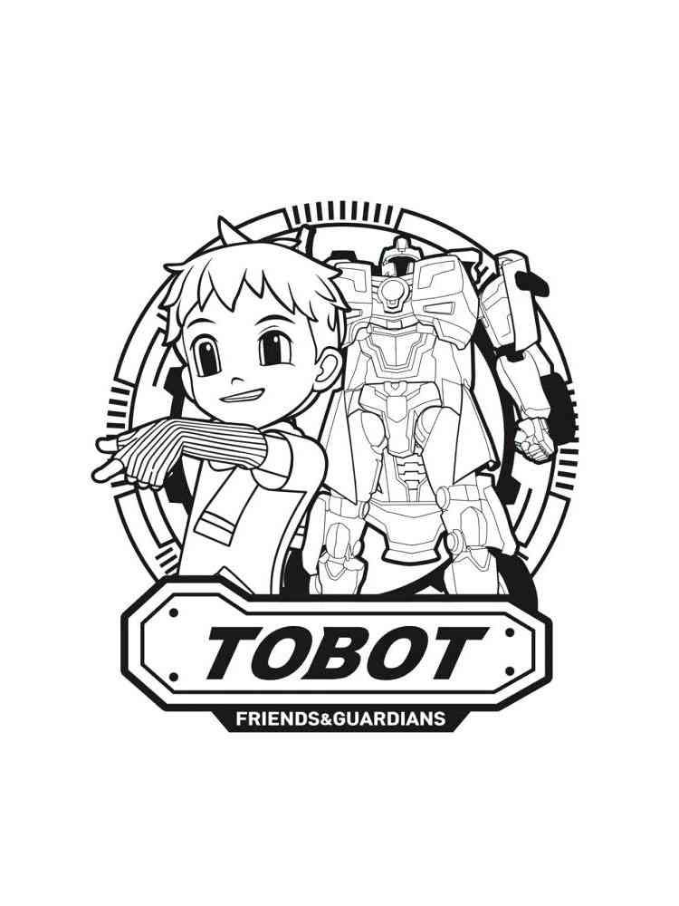 Free Tobot coloring pages. Download and print Tobot coloring pages