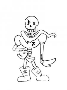 Undertale coloring page 10 - Free printable