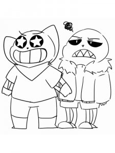 Undertale coloring page 13 - Free printable