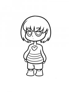 Undertale coloring page 18 - Free printable