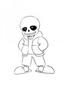 Undertale coloring page 20 - Free printable