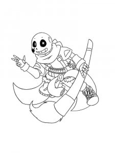 Undertale coloring page 26 - Free printable