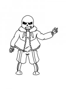 Undertale coloring page 28 - Free printable