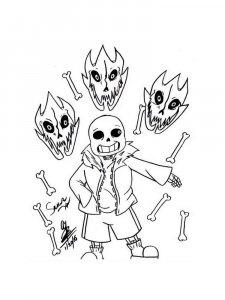 Undertale coloring page 29 - Free printable