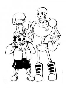 Undertale coloring page 30 - Free printable