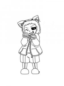 Undertale coloring page 32 - Free printable