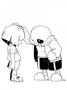 Undertale coloring page 33 - Free printable