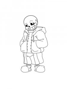 Undertale coloring page 34 - Free printable