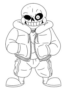 Undertale coloring page 38 - Free printable