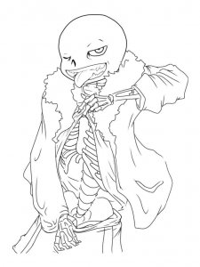 Undertale coloring page 39 - Free printable
