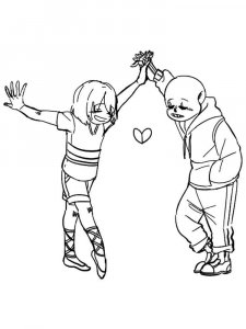 Undertale coloring page 40 - Free printable