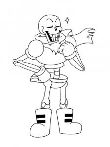 Undertale coloring page 42 - Free printable