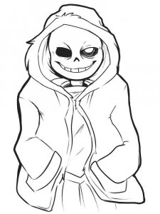 Undertale coloring page 43 - Free printable