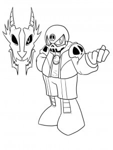 Undertale coloring page 48 - Free printable