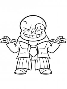 Undertale coloring page 49 - Free printable