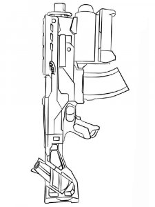 Weapon coloring page 14 - Free printable
