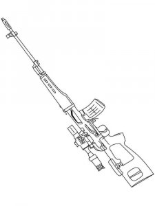 Weapon coloring page 16 - Free printable