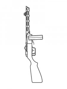 Weapon coloring page 18 - Free printable