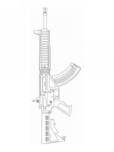 Weapon coloring page 20 - Free printable