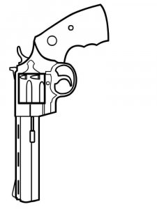 Weapon coloring page 4 - Free printable