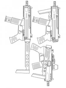 Weapon coloring page 9 - Free printable