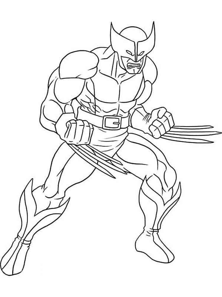 X-Men Coloring Book Pages - Coloring Pages Free