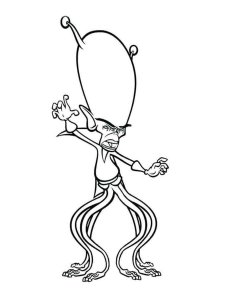 Aliens coloring page 30 - Free printable