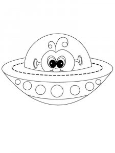Aliens coloring page 16 - Free printable