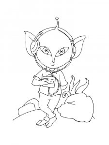 Aliens coloring page 26 - Free printable